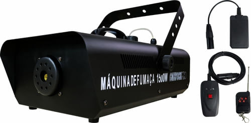 MAQUINA DE FUMAÇA 1500W 127V COM CONTROLE REMOTO TERMOSTATICA ALLTECH