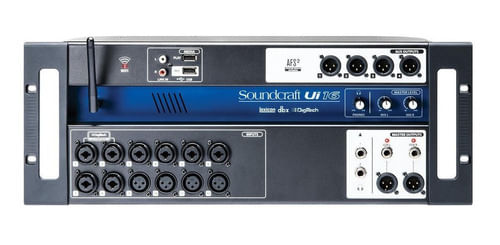 MESA DE SOM 16 CANAIS WIFI COM PROCESSADOR UI 16 SOUNDCRAFT