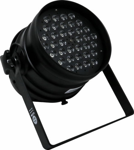 REFLETOR LED PAR 64 36 LEDS 1W RGB OPT BIVOLT PAR 64 1W GLOW