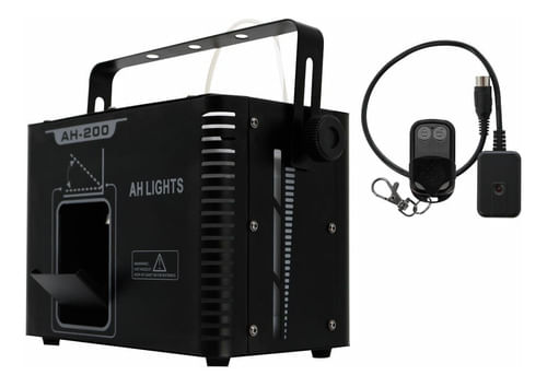 MAQUINA DE FUMACA HAZE 500W 220V COM CONTROLE REMOTO AH200 AHLIGHTS
