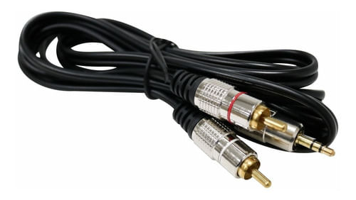 CABO P2 STEREO X 2 RCA METAL 1,8M CBRC0021 STORM