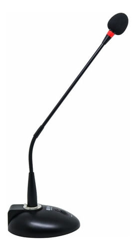 MICROFONE DE MESA COM FIO GOOSENECK COM PHANTON D48 CSR
