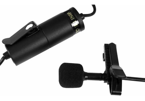 MICROFONE COM FIO LAPELA PARA CAMERA CELULAR YTM012 YOGA