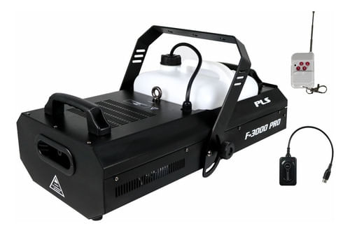 MAQUINA DE FUMAÇA 3000W 220V COM DMX E CONTROLE SEM FIO F-3000 PLS