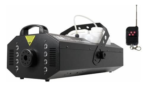 MAQUINA DE FUMAÇA 4000W 220V COM LED DMX E CONTROLE SEM FIO LUA TEK