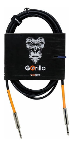CABO DE INSTRUMENTO P10 MONO X P10 MONO RETO NIQUELADO 4,57M GORILLA GO15NI TECNIFORTE