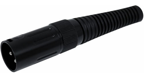 CONECTOR XLR CANON MACHO PRETO Q-12 BK CSR