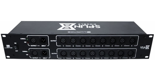SPLITTER DMX 2 ENTRADA 16 SAIDAS BIVOLT LUMINOS