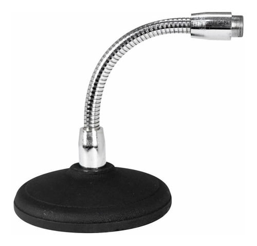 PEDESTAL PARA MICROFONE DE MESA HASTE FLEXIVEL CROMADO PS2F VISAO