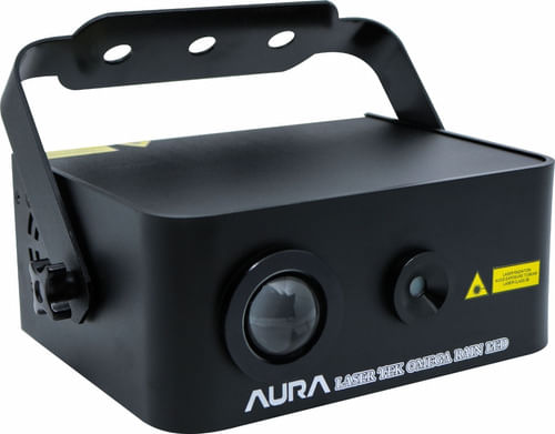 LASER VERDE E VERMELHO 140MW MULTI PONTO COM LED UV DMX BIVOLT OMEGA RAIN LED AURA TEK
