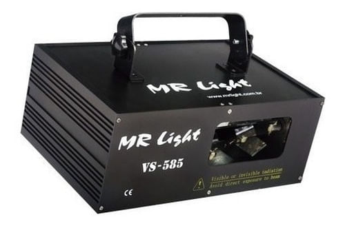 LASER VERDE E VERMELHO 300MW DMX BIVOLT VS585 AURATEK