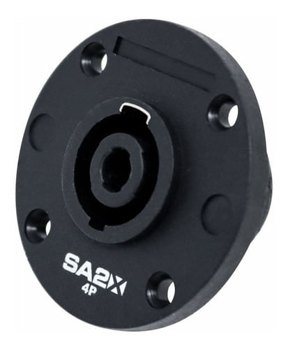 CONECTOR SPEAKON FEMEA 4V REDONDO PAINEL SA2X