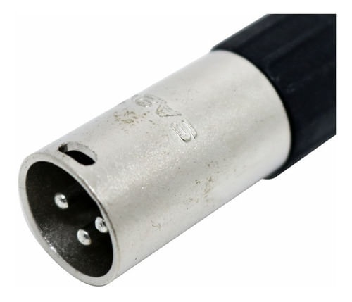CONECTOR XLR CANON MACHO NIQUELADO SA2X
