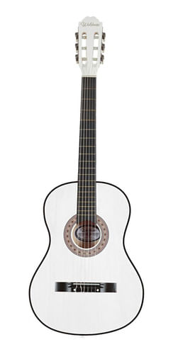 VIOLAO 6 CORDAS NYLON ACUSTICO BRANCO CLASS ONE CL-1 WH WALDMAN