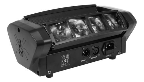 MINI SPIDER 8 LEDS 3W RGBW BIVOLT DMX ASTRO