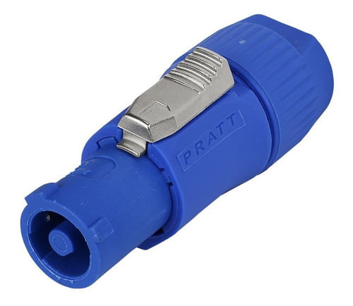 CONECTOR POWERCON MACHO IN 3 VIAS AZUL PRATT