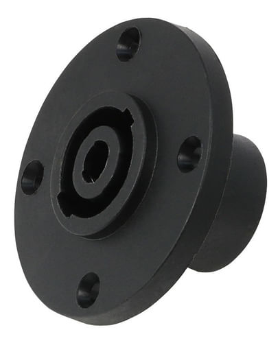 CONECTOR SPEAKON FEMEA 4V REDONDO PAINEL PRATT