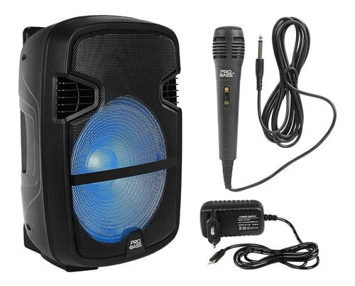 CAIXA DE SOM ATIVA 15 POLEGADAS 500W COM BLUETOOTH BATERIA MICROFONE STREET 15 PRO BASS