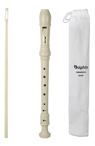 FLAUTA DOCE GERMANICA SOPRANO DO ABS DP 123 DOLPHIN