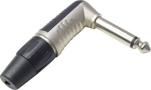 PLUG P10 MONO NIQUELADO ANGULADO CACHIMBO RP2RC REAN