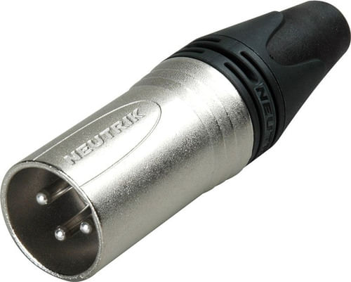 CONECTOR XLR CANON MACHO 3 PINOS NC3MXX NEUTRIK
