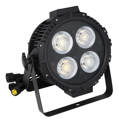 REFLETOR LED PAR 64 4 LEDS 50W COB BRANCO 3000K - 6000K BLINDADO NE-204A BDL