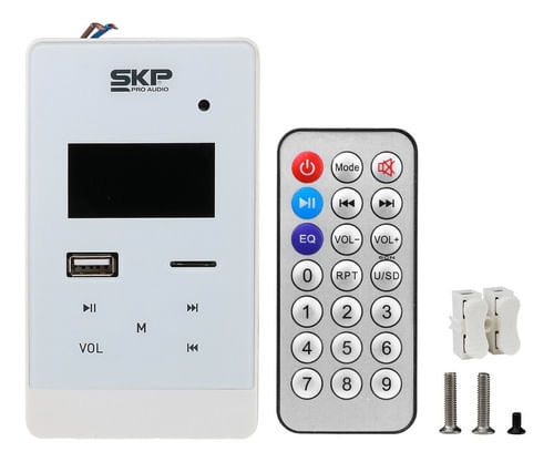 AMPLIFICADOR DE POTENCIA PARA SOM AMBIENTE 2 CANAIS 50W BLUETOOTH PW050BT SKP