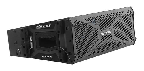 CAIXA DE SOM LINE ARRAY ATIVA 2 FALANTES 6 POLEGADAS BIVOLT OLA2060 PRETO ONEAL