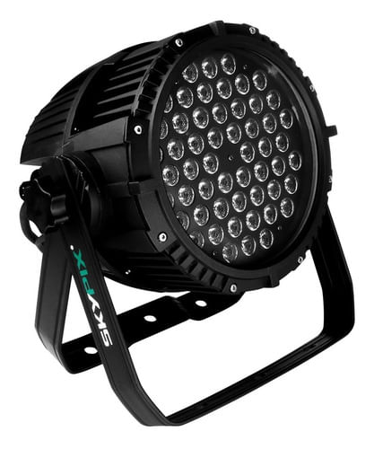 REFLETOR PAR 64 54 LEDS 3W CREE RGBW IP65 BLINDADO SK-QW543 SKYPIX