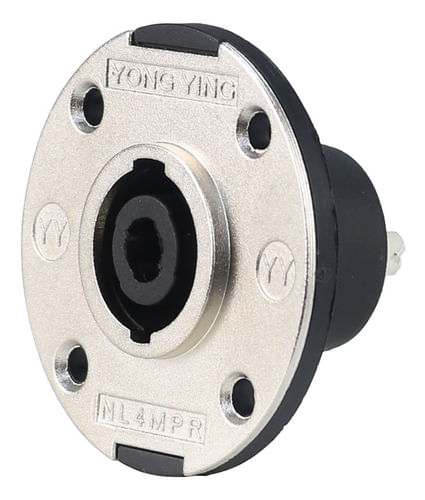 CONECTOR SPEAKON FEMEA 4V REDONDO PAINEL METALICO 101845 STAR CABLE