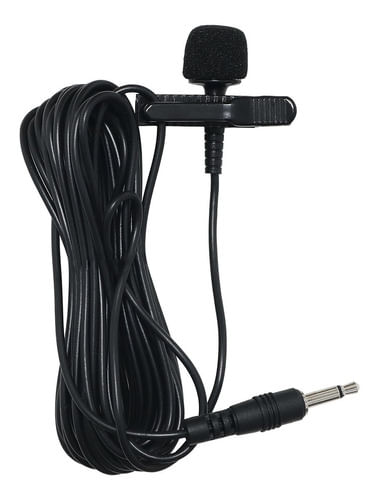 MICROFONE COM FIO LAPELA PARA CAMERA CELULAR EM 1 YOGA
