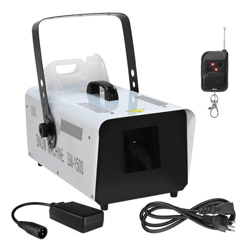 MAQUINA DE NEVE 1500W 127V COM DMX CONTROLE COM E SEM FIO SKYPIX