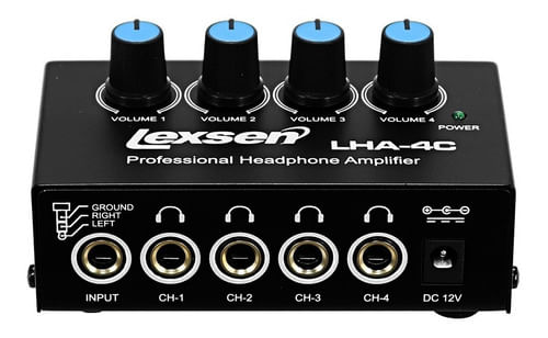 AMPLIFICADOR DE FONE 4 SAIDAS LHA4C LEXSEN