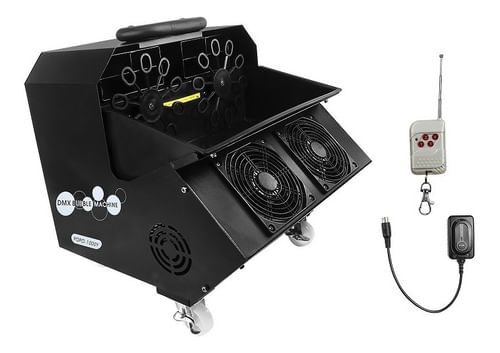 MAQUINA DE BOLHA 2 DISCOS DMX 220 POPOV 1000 DJV DJ POWER