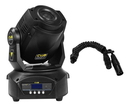 MOVING SPOT LED 60W SPOT COM GOBO DMX CLUB 60 SEM CASE ELECTRALIGHT