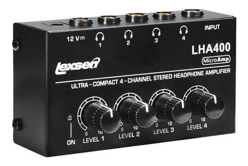 AMPLIFICADOR DE FONE 4 SAIDAS LHA 400 LEXSEN