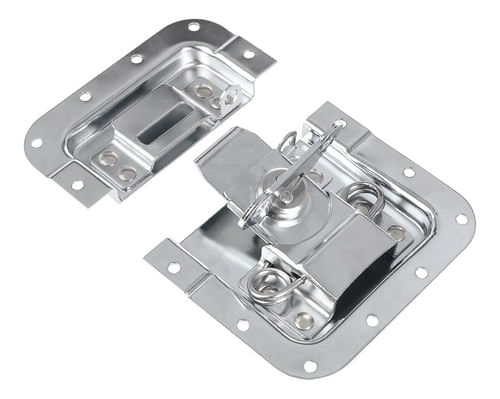 FECHO BORBOLETA GRANDE CROMADO COM PORTA CADEADO LU-F01 LUMINOS