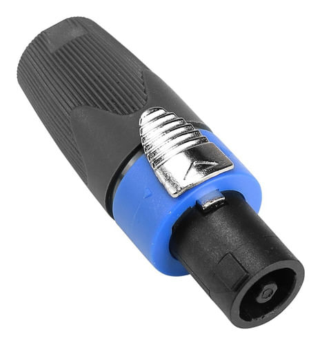CONECTOR SPEAKON MACHO LINHA 4 POLOS CLASSE A TIPO NEUTRIK MXT