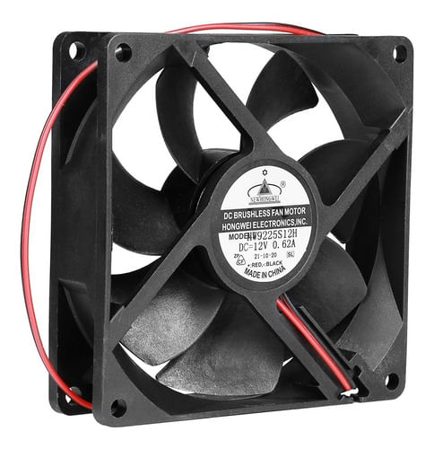 COOLER VENTILADOR 90X90X30 MM 12V LUMINOS