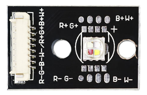 CHIP LED COM DISSIPADOR DE CALOR 12W RGBW PARA TILT BEAM PRO LUMINOS