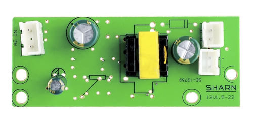 FONTE PARA REFLETOR DE LED 18 LEDS E 36 LEDS DE 1W SLIM PAR LUMINOS