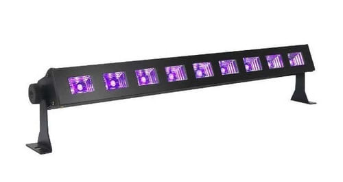 RIBALTA DE LED 9 LEDS 3W UV LUZ NEGRA BIVOLT AH2091 AH LIGHTS