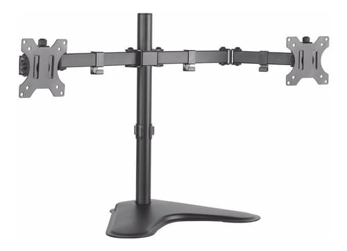 SUPORTE DUPLO PARA 2 MONITORES ARTICULADO COM BASE PARA MESA T1224N ELG