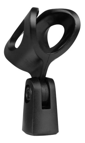 SUPORTE PARA MICROFONE COM FIO TIPO CACHIMBO PRETO DEVOX