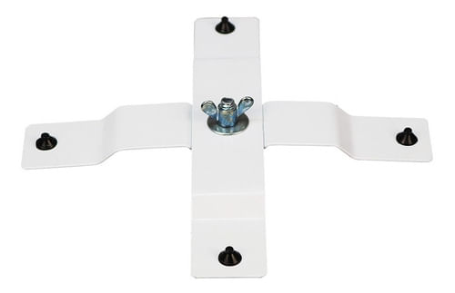 SUPORTE PARA REFLETOR PE DE GALINHA PEQUENO BRANCO VOLTSHOW
