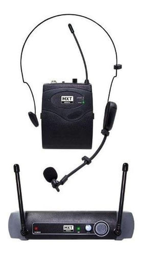 MICROFONE SEM FIO UHF LAPELA HEADSET UHF-10BP MXT