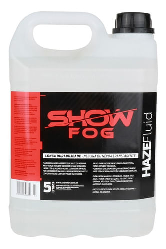 LIQUIDO HAZE A BASE AGUA 5 LITROS SHOW FOG