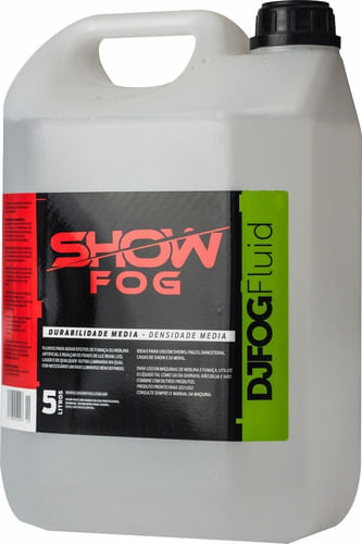 LIQUIDO FUMAÇA 5 LITROS TROPICAL LINHA DJ SHOW FOG