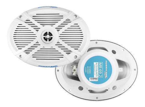 KIT 2 ALTO FALANTE 6X9 MARINIZADO 300W 4 OHMS MR692 HURRICANE