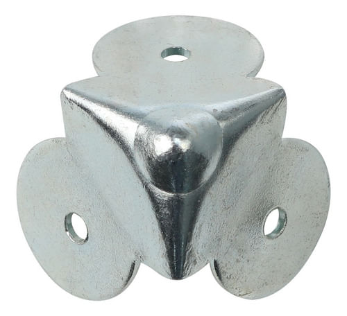CANTO RETO DE AÇO PEQUENO 3 FUROS ZINCADO S1 SANTO ANGELO